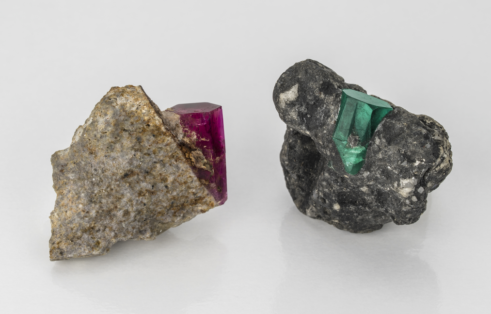 The Zajicek family focuses on sourcing fine bixbite and Colombian emeralds